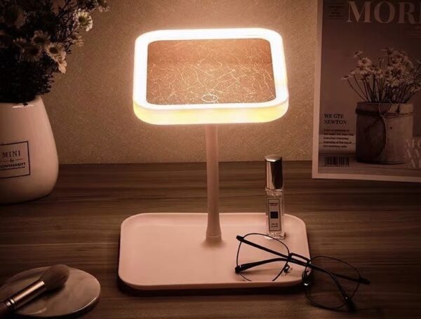 Rotating LED Cosmetic Mirror - Image 5