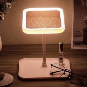 Rotating LED Cosmetic Mirror