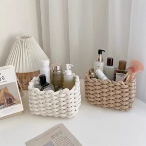 Handmade Square Double Woven Basket