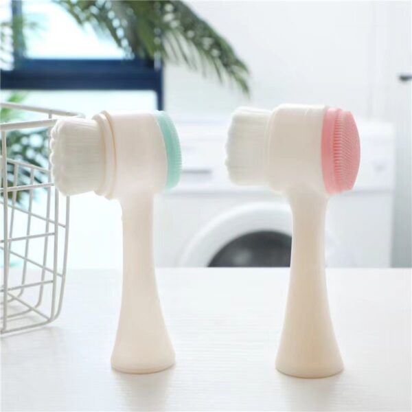 3D Double Sided Silicone Face Cleanser Brush - Image 4