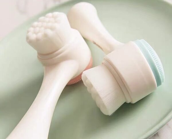 3D Double Sided Silicone Face Cleanser Brush - Image 9