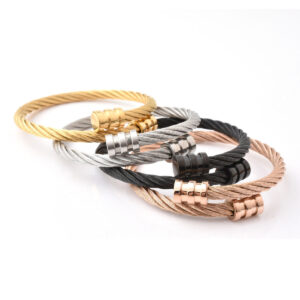 Cable twisted bracelets