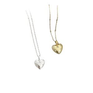 'JEWEL' Heart Pendant Necklaces