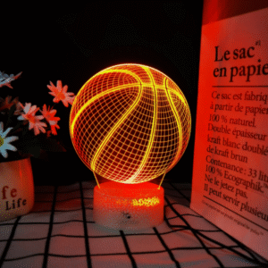 Basketball and Football Shaped Night Light
