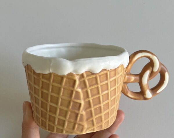 Ceramic Waffle Cone Mug - Image 2