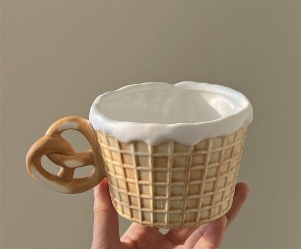 Ceramic Waffle Cone Mug - Image 3