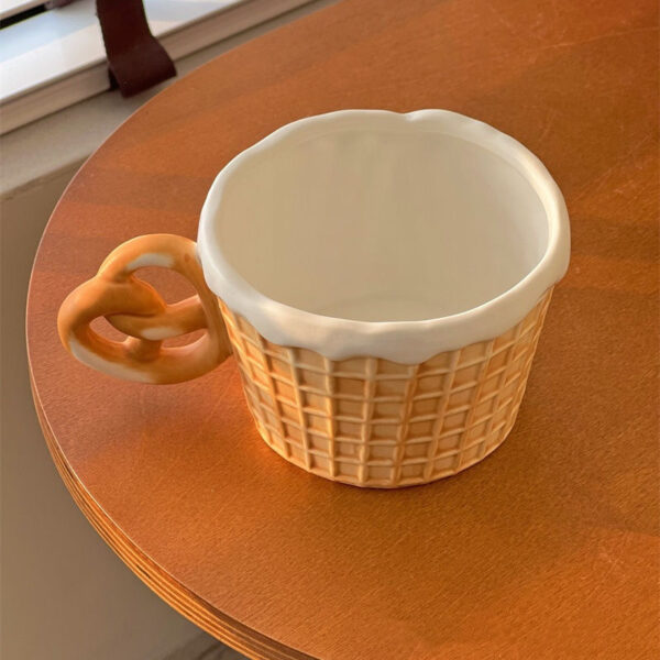 Ceramic Waffle Cone Mug - Image 5
