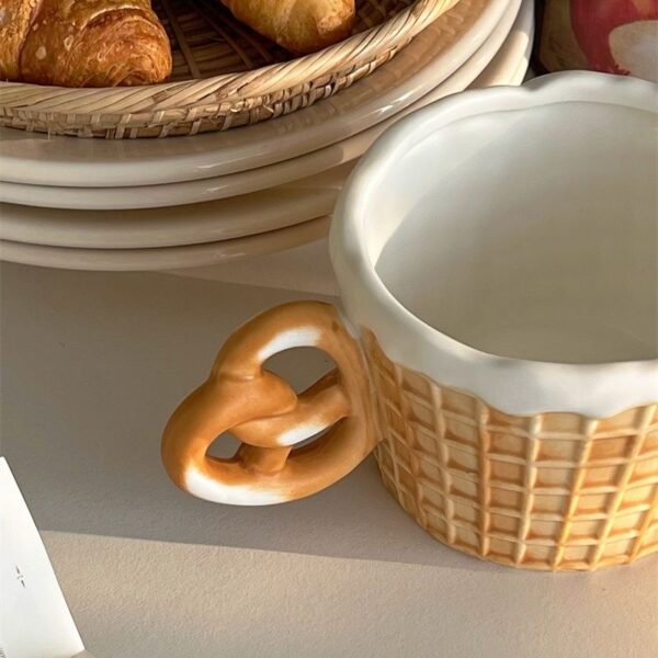 Ceramic Waffle Cone Mug - Image 6