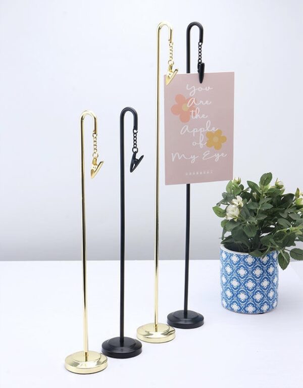Elegant Metal Photo/Card Holders