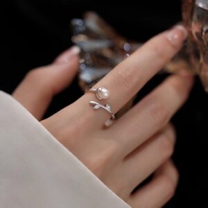 Blossoming Pearl Ring