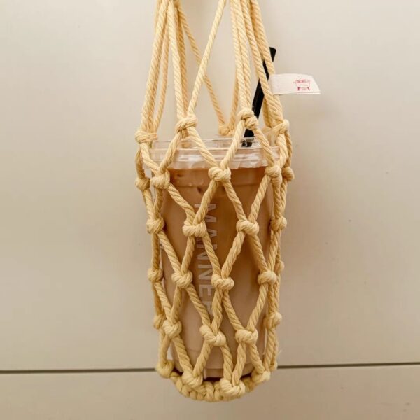 Handmade Macrame Drink Carrier