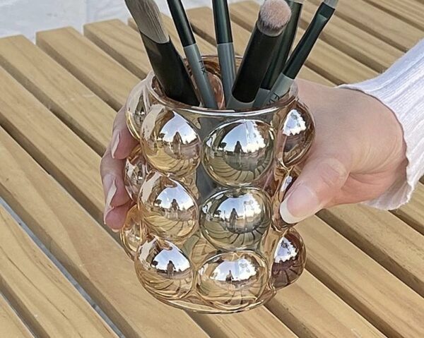 Bubble Glass Brush Holders - Image 7