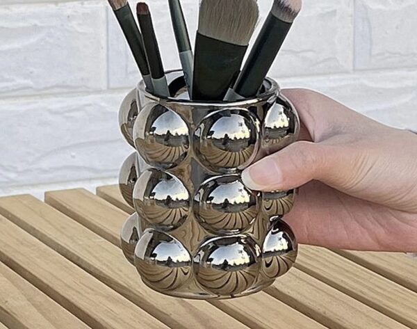 Bubble Glass Brush Holders - Image 9