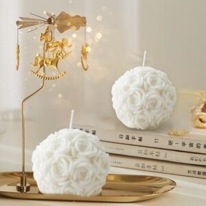 Rose Ball Candle